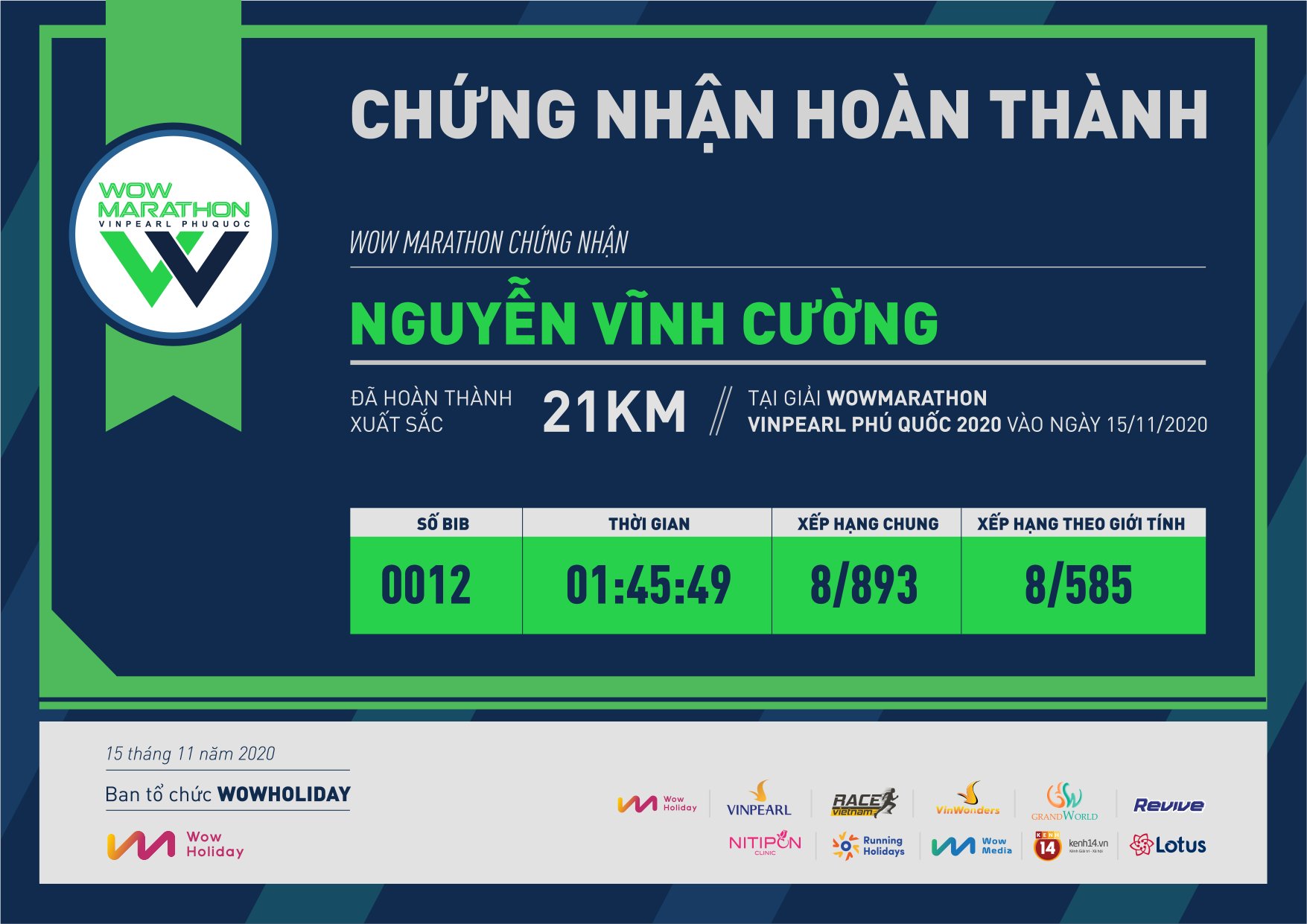 0012 - Nguyễn Vĩnh Cường