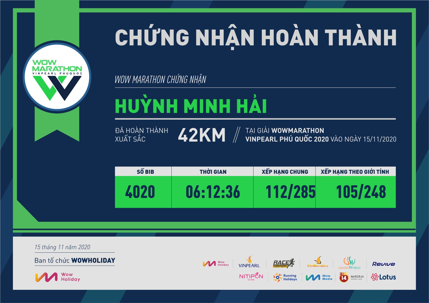 4020 - Huỳnh Minh Hải