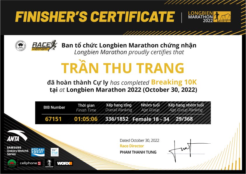 67151 - Trần Thu Trang
