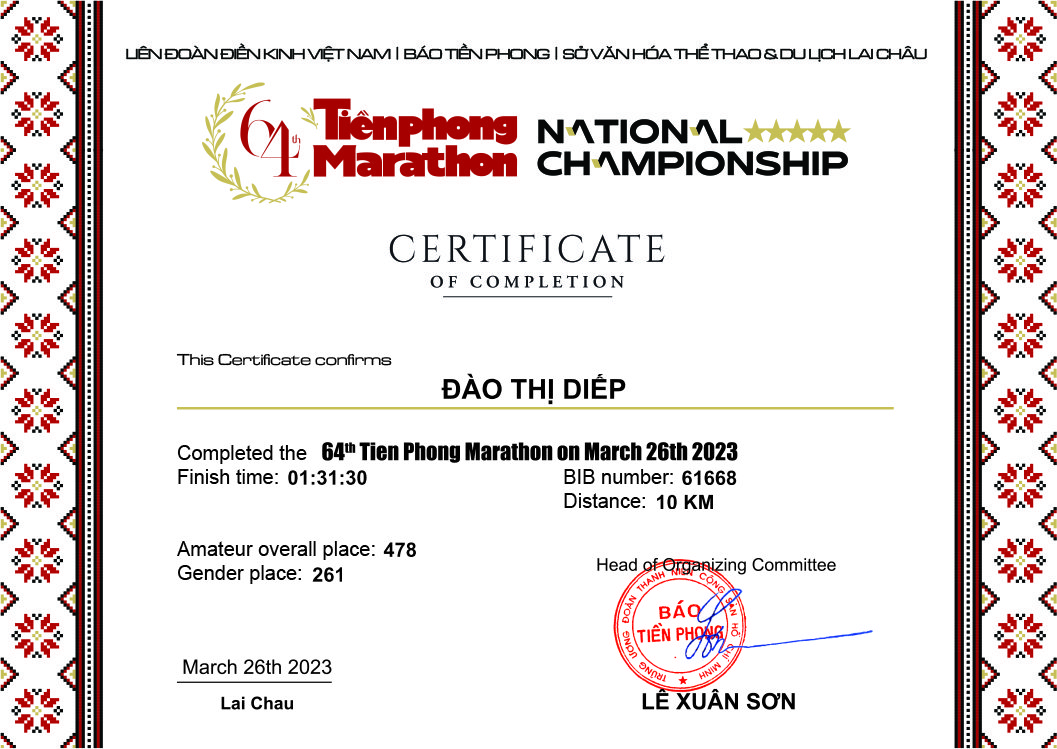 61668 - Đào Thị Diếp