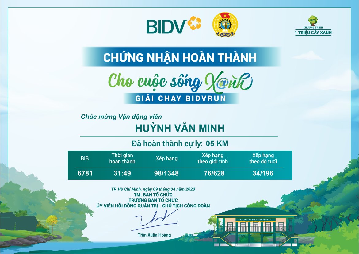 6781 - Huỳnh Văn Minh