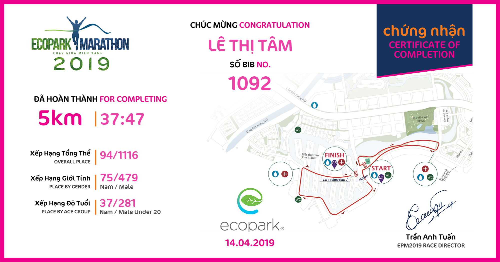 1092 - Lê Thị Tâm